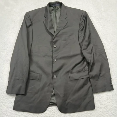 Blazer Burberry London Masculino 40 Regular Lã Preta Super 100's Jaqueta Bond Street - Imagem 1 de 4