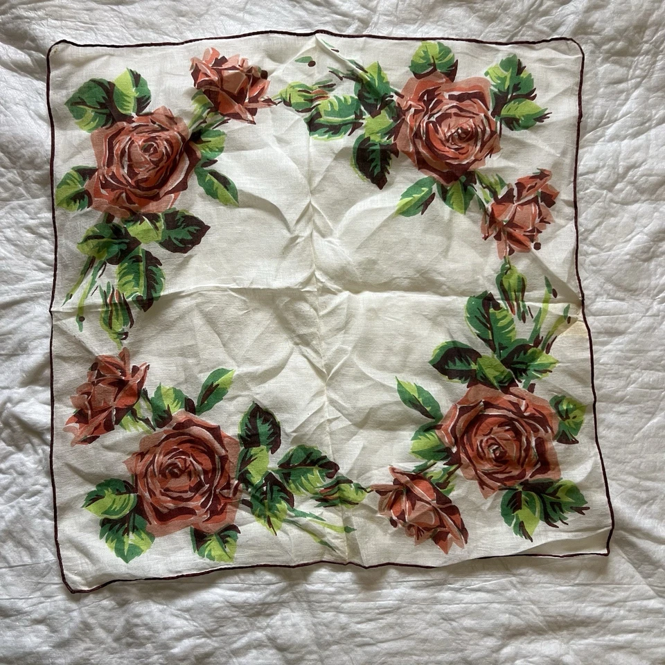 Pañuelo floral vintage Foto 1 de 3