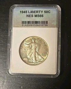 1945 Walking Liberty Half Dollar - MS66 - Bild 1 von 2
