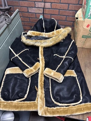 JAQUETA DENALI SHEARLING PRETA JORDAN CRAIG COM FORRO DE PELE SINTÉTICA 3XL - Imagem 1 de 4