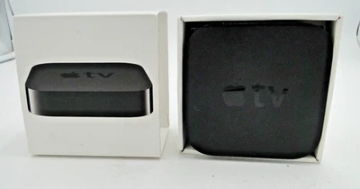 Apple TV (2nd Gen) 8GB A1378 with Remote, Power Cable & Box - Tested - Image 1 of 4
