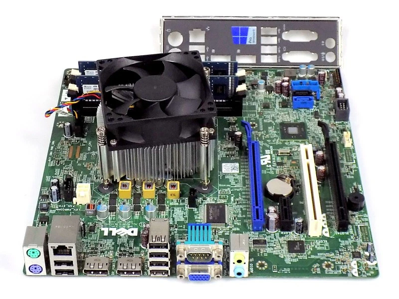 Mainboard CPU RAM Bundle: Dell 08WKV3 Q87 + Intel Core i5-4590 + 8GB DDR3, TOP - Bild 1 von 1
