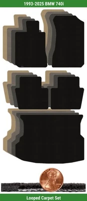 Juego de alfombrillas Lloyd Classic Custom Loop para BMW 740i 1993-2025 (5 piezas) #13G Foto 1 de 4