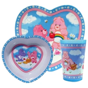 Care Bears 3-Piece Dish Set,  Kids Dinnerware Set - Picture 1 of 3