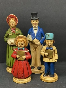 Juego de 4 piezas vintage de villancicos de Navidad de Japón de calidad fina de los años 50 - Imagen 1 de 14