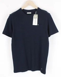 TOM TAILOR Men T-Shirt XS Navy Cotton Short Sleeve Round Neck Pullover Casual * - Picture 1 of 9