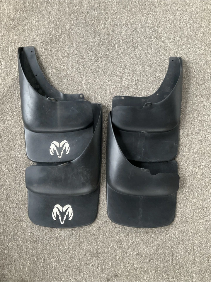Mopar OEM Front & Rear Mud Flaps Guards Splash 03-05 Dodge Ram 1500 2500 3500 - Изображение 1 из 4