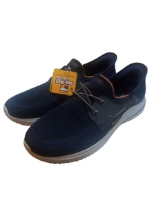 SKECHERS Hands Free Slipper Delson 3.0-Roth Navy Herren Gr. 11,5 Neu mit Etikett 210606 - Bild 1 von 7