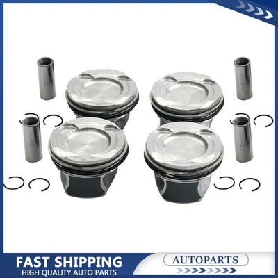 4X Pistons Rings Set Φ83mm For Mercedes-Benz SLC180 C180 M274 M270 A2740301317 Foto 1 de 4