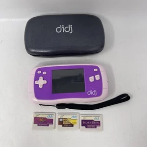 Didj Custom Learning Gaming System LeapFrog As Pictured With Case & 3 Games - Picture 1 of 9