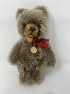 Vintage Hermann Original West Germany Brown Teddy Bear Jointed x5 7” - Picture 1 of 24