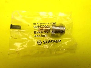 HUBER SUHNER -- 22542386 -- 31N-SMA-50-1/ UE Adapter - Picture 1 of 5