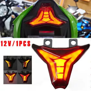 Luz trasera LED integrada señal de giro para 2019~2023 KAWASAKI Ninja ZX~10R ZX~6R - Imagen 1 de 12