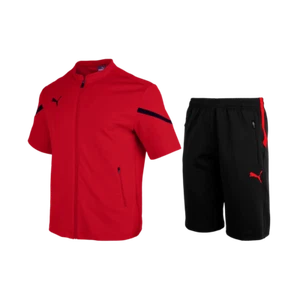 PUMA KK Team Flash Herren Trainingsanzug 93224603 Trainingsanzug rot/schwarz - Bild 1 von 4