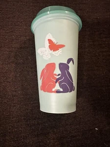 Starbucks Spring 2022 ~ Bunny ~ Mint Reusable Hot Cup Easter 16 Oz - Picture 1 of 5