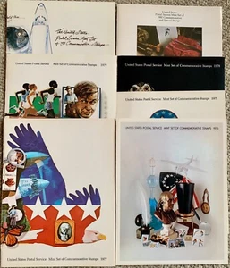 7 USPS postfrischer Satz Gedenkmarken. 1975 bis 1981 - Bild 1 von 8
