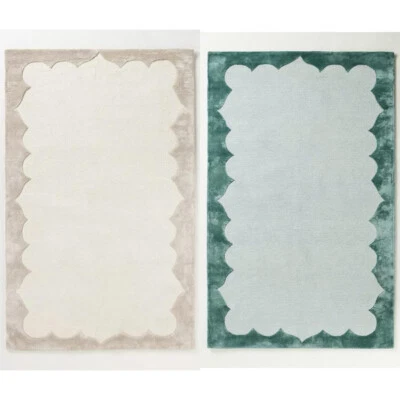 Hand Tufted Vanya rug Luxurious Designer Large Area Hand made Rug for Bedroom, - Image 1 of 4