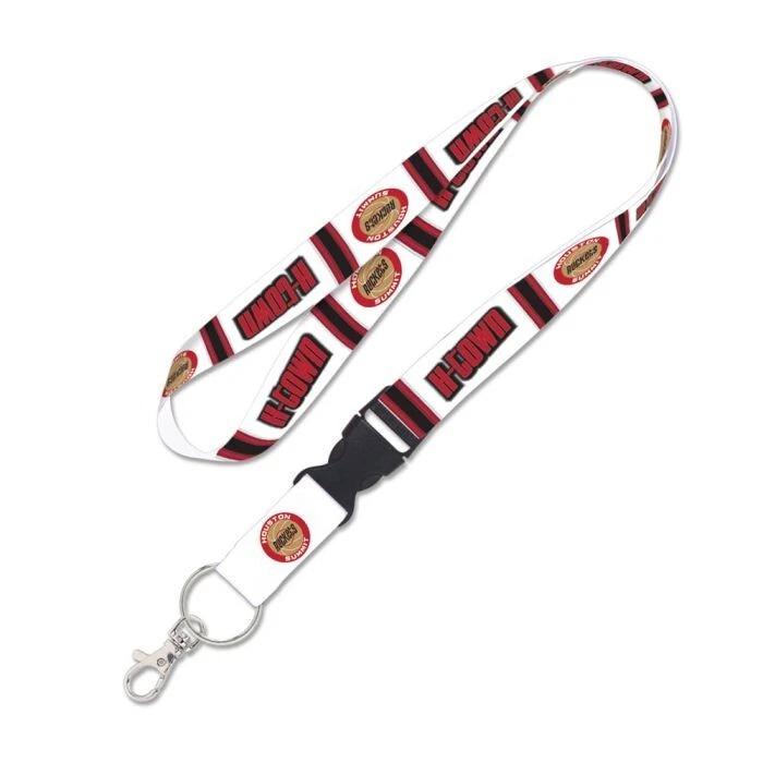 HOUSTON ROCKETS CITY LANYARD KEYCHAIN DETACHABLE BUCKLE 1" WIDTH 22" LENGTH - Image 1 of 1