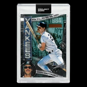 Topps PROJECT 2020 Card 170 - 1984 Don Mattingly by Ben Baller (w/Box)IN HAND - Picture 1 of 3