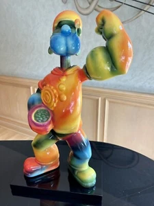 Pop Art Custom Made Popeye Sculpture - Tie Dye Statue 15” Tall - Wynn Las Vegas - Picture 1 of 7
