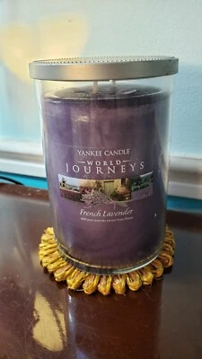 Vaso Yankee Candle World Journeys lavanda francesa 22 oz Foto 1 de 3