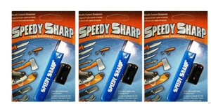 "The Original" Speedy Sharp Carbide Sharpener, Knife Sharpener, blue (3 pack) - Picture 1 of 6
