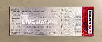 JAMES TAYLOR - 8/9/2017 - Blossom Music Center - Cuyahoga Falls, OH - Image 1 of 2