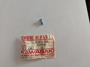 Kawasaki NOS Screw - Oil CNTSK, 5x10: A7 / F5,8-11 - 92012-002 - Picture 1 of 1