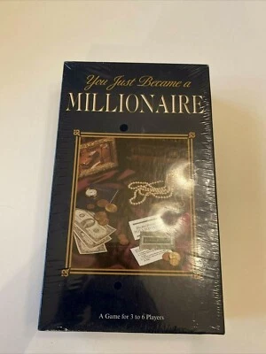 You Just Became a Millionaire Vintage Board Game New Sealed 3 to 6 Players  - Image 1 of 3