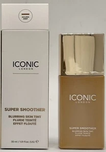 Iconic London Super Smoother Blurring Skin Tint 30ml - Golden Deep - New In Box - Picture 1 of 2