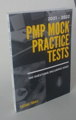 2021-2022 PMP Mock Practice Tests: 380 Questions Including Agile Paperback - image 1 of 2