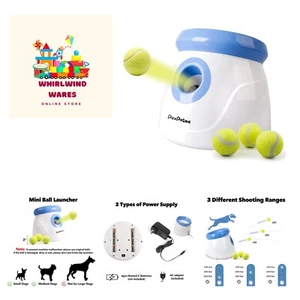 Automatic Dog Ball Thrower Launcher for Small and Medium Dogs, Interative Dog... - Picture 1 of 10