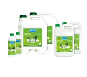 Hy-Gen Hydro Growth A+B 1L Hydroponic Nutrient - Picture 1 of 1
