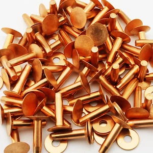 C.S. Osborne Copper Rivets #1700 Size 9, 1 Lb box, Approx. 125 Count - Picture 1 of 2