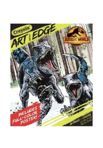 Crayola Art w/ Edge Coloring Book Jurassic World 3 Dominion 28 Pages + 1 Poster - Picture 1 of 5