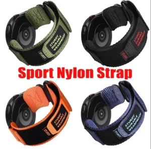 For Samsung Galaxy Watch Band Rugged Nylon Sports Strap with Woven Loop Design - Picture 1 of 10