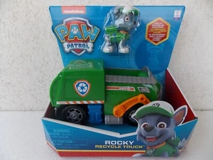 rocky paw patrol recycle truck vehicle camion base recyclage figure spin 6061804 - Imagen 1 de 4