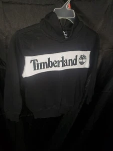 Timberland Boys Size S(8) Pullover Logo Hoodie Long Sleeve Hooded Sweatshirt - Picture 1 of 6
