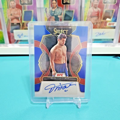 2023 Panini Select UFC Oleg Taktarov Blue /75 Auto Signature Autograph - Image 1 of 4