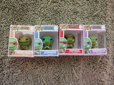 Funko Bitty Pop TMNT (4) Pops #60 #61 #62 #63 De Paquete de 12 Tortugas 😳 COMO NUEVO Foto 1 de 4