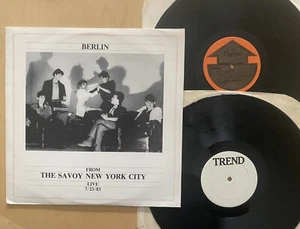 BERLIN LIVE FROM THE SAVOY NEW YORK CITY 1984 2 LP US FESTIVAL EX/EX SEX METRO - Picture 1 of 2