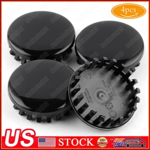 4Pcs 83mm 3.25" Wheel Center Hub Caps Black For Sierra Yukon Silverado Tahoe USA - Picture 1 of 9