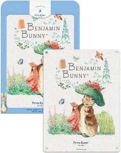 Benjamin Bunny by Beatrix Potter Licensed Steel Sign 200mm x 150mm 6279 - Picture 1 of 2
