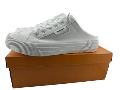 Tênis Feminino Rocket Dog Cheery Mule Lona Algodão Branco EUA 10 - Imagem 1 de 4