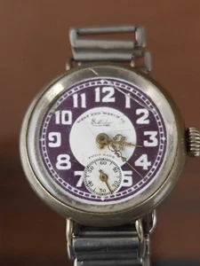 WWI 1910s West End Watch Co Sillidar Trench Watch Swiss Rare Vintage Wire Lugs - Picture 1 of 12