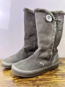 Vans Phoebe Winter Sneaker Boots Women’s Size 8 Gray  - Picture 1 of 8
