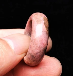 8 g natürlicher hübscher auffälliger Rhodonit Kristall Edelstein Ring AAAA - Bild 1 von 6