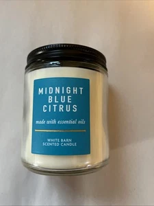 Bath & Body Works Candle Midnight Blue Citrus Single Wick Jar - Picture 1 of 3