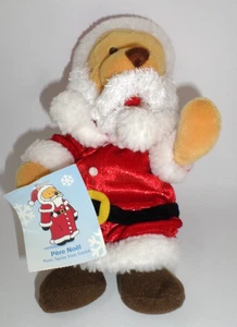 Disney Store Winnie Puuh Pere Noel Plüsch Weihnachtsmann Anzug Mehrfarbig Original Etikett - Bild 1 von 8