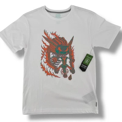 Volcom Tetsunori Tawaraya Dragon T Shirt Big Boys Size Large 12  - Image 1 of 4